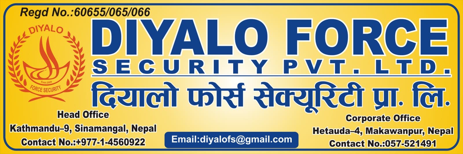 Diyalo Force Security banner